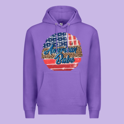 Leopard Merica Premium Hoodie Designed By Maliassmallbusiness