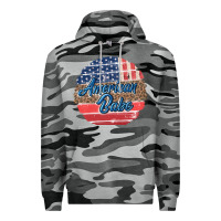 Slate Camo leopard merica Premium Hoodie - MaliasSmallBusiness