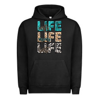 Pigment Black wife life wife mom life best Urban Hoodie - NancyCooperArtShop
