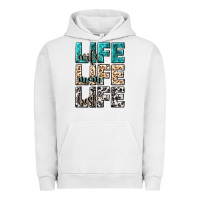 Pigment Lunar Rock wife life wife mom life best Urban Hoodie - NancyCooperArtShop