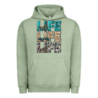 Pigment Oil Green wife life wife mom life best Urban Hoodie - NancyCooperArtShop