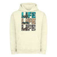 Pigment Pistachio wife life wife mom life best Urban Hoodie - NancyCooperArtShop