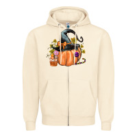 Kids Pumpkin With Halloween Zipper Hoodie | Teevron