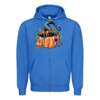 True Royal Kids Pumpkin with Halloween Zipper Hoodie - texasbilliewilder
