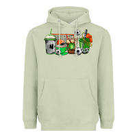 Matcha soccer coffee cups Heavyweight Hoodie - AdoDesignShop