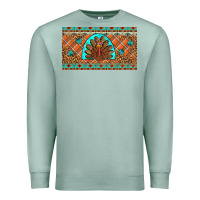 Seafoam Thanksgiving Turkey Premium Sweatshirt - Artiststas