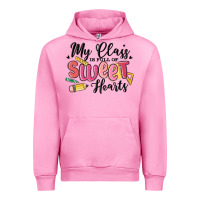Fuchsia Pink my class is full of sweethearts Urban Hoodie - MaliasSmallBusiness