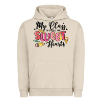 Pigment French Oak my class is full of sweethearts Urban Hoodie - MaliasSmallBusiness