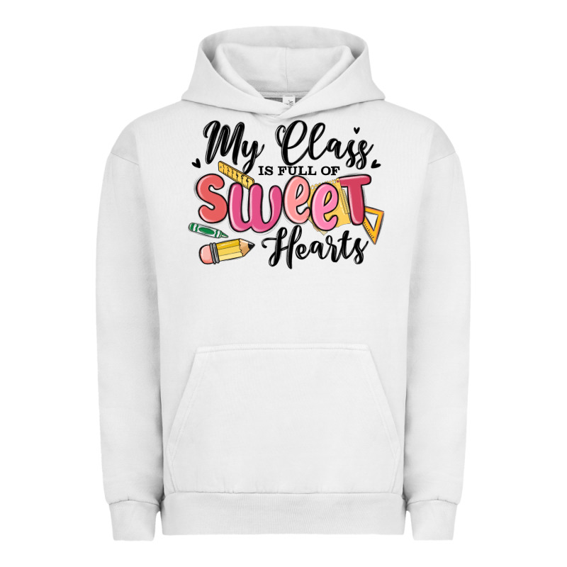 My Class Is Full Of Sweethearts Urban Hoodie by MaliasSmallBusiness | Teevron