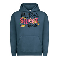 Pigment Midnight Navy my class is full of sweethearts Urban Hoodie - MaliasSmallBusiness