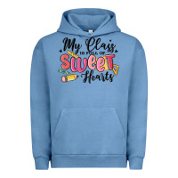 Pigment Pebble Blue my class is full of sweethearts Urban Hoodie - MaliasSmallBusiness