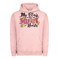 Pigment Salmon my class is full of sweethearts Urban Hoodie - MaliasSmallBusiness