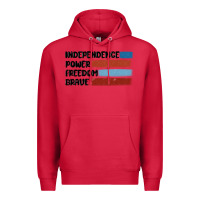 Cardinal indepence power freedom brave Premium Hoodie - MaliasSmallBusiness