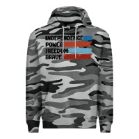 Slate Camo indepence power freedom brave Premium Hoodie - MaliasSmallBusiness