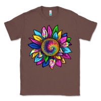Chestnut tie dye sunflower Classic Tee - texasbilliewilder