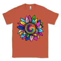 Copper tie dye sunflower Classic Tee - texasbilliewilder