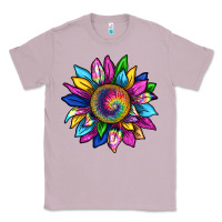 Lilac tie dye sunflower Classic Tee - texasbilliewilder
