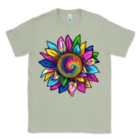 Matcha tie dye sunflower Classic Tee - texasbilliewilder