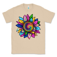 Mushroom tie dye sunflower Classic Tee - texasbilliewilder