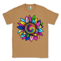 Toasted Coconut tie dye sunflower Classic Tee - texasbilliewilder