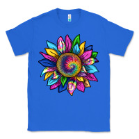True Royal tie dye sunflower Classic Tee - texasbilliewilder