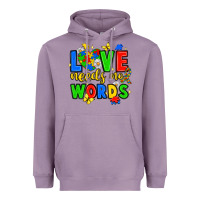 Lavender love needs no words Heavyweight Hoodie - JahusDesignShop