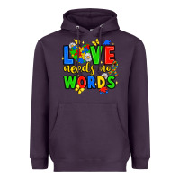 Plum love needs no words Heavyweight Hoodie - JahusDesignShop
