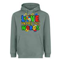 Sage love needs no words Heavyweight Hoodie - JahusDesignShop