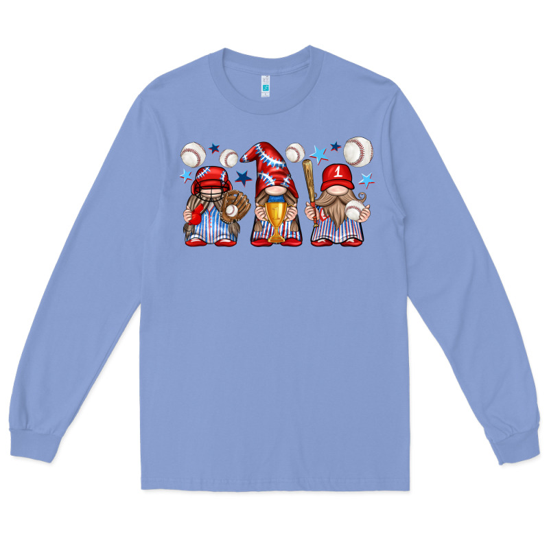 Baseball Gnome Long Sleeve Tee by texasbilliewilder | Teevron
