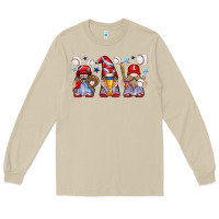 Mushroom baseball gnome Long Sleeve Tee - texasbilliewilder