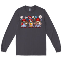 Smoke baseball gnome Long Sleeve Tee - texasbilliewilder