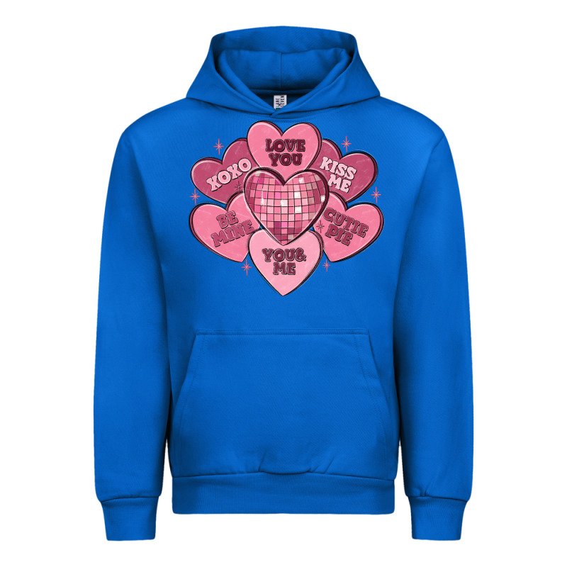 Valentines Conversation Hearts Urban Hoodie by MaliasSmallBusiness | Teevron