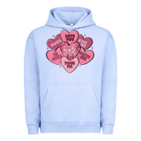 Pigment Grape Ice valentines conversation hearts Urban Hoodie - MaliasSmallBusiness