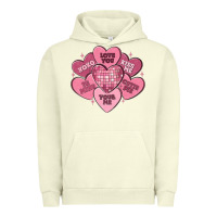 Pigment Pistachio valentines conversation hearts Urban Hoodie - MaliasSmallBusiness
