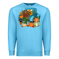 Ocean Blue Thanksgiving turkey truck Premium Sweatshirt - Artiststas