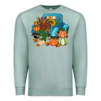 Seafoam Thanksgiving turkey truck Premium Sweatshirt - Artiststas