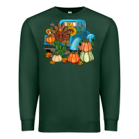 Sports Green Thanksgiving turkey truck Premium Sweatshirt - Artiststas