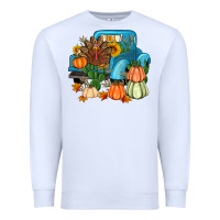 White Thanksgiving turkey truck Premium Sweatshirt - Artiststas