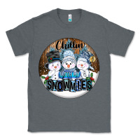 Charcoal Heather Chillin With My Snowmies Classic Tee - FaDigitalArtStudio