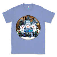 Colony Blue Chillin With My Snowmies Classic Tee - FaDigitalArtStudio
