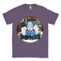 Lavender Chillin With My Snowmies Classic Tee - FaDigitalArtStudio