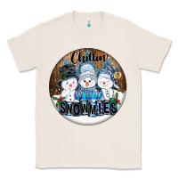 Natural Chillin With My Snowmies Classic Tee - FaDigitalArtStudio