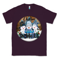 Plum Chillin With My Snowmies Classic Tee - FaDigitalArtStudio