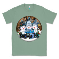 Sage Chillin With My Snowmies Classic Tee - FaDigitalArtStudio