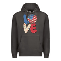 Smoke love 4th of july Premium Hoodie - MaliasSmallBusiness