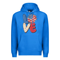 True Royal love 4th of july Premium Hoodie - MaliasSmallBusiness