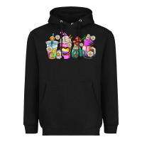 Black hippie coffee cups Heavyweight Hoodie - AdoDesignShop
