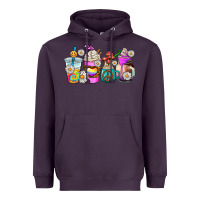 Plum hippie coffee cups Heavyweight Hoodie - AdoDesignShop