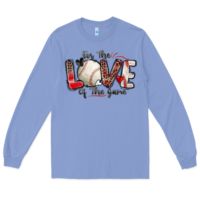 For The Love Of The Game Baseball Long Sleeve Tee by Zillion Design Studio | Teevron