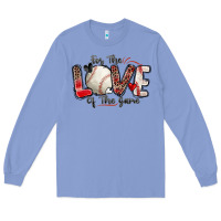 Colony Blue for the love of the game baseball Long Sleeve Tee - Zillion Design Studio